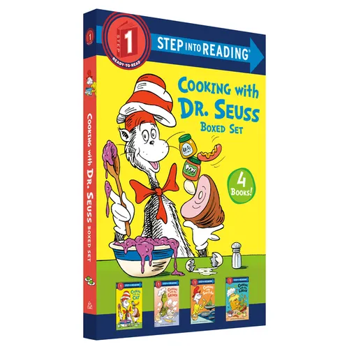 Cooking with Dr. Seuss Step Into Reading 4-Book Boxed Set: Cooking with the Cat; Cooking with the Grinch; Cooking with Sam-I-Am; Cooking with the Lora