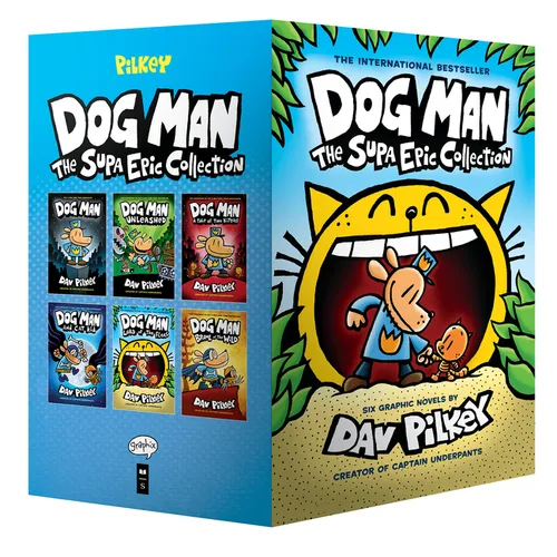 Dog Man: The Supa Epic Collection: From the Creator of Captain Underpants (Dog Man #1-6 Box Set) - Boxed Set