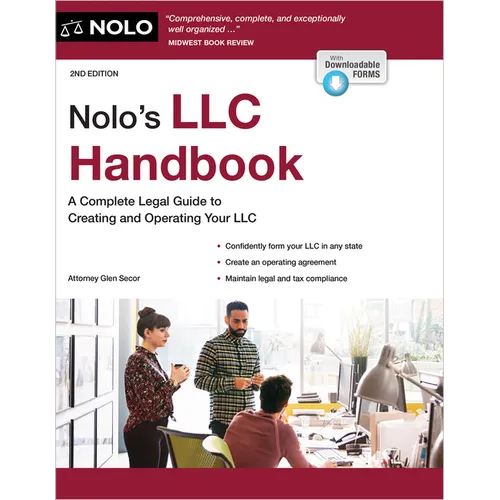 Nolo's LLC Handbook: A Complete Legal Guide to Creating and Operating Your LLC