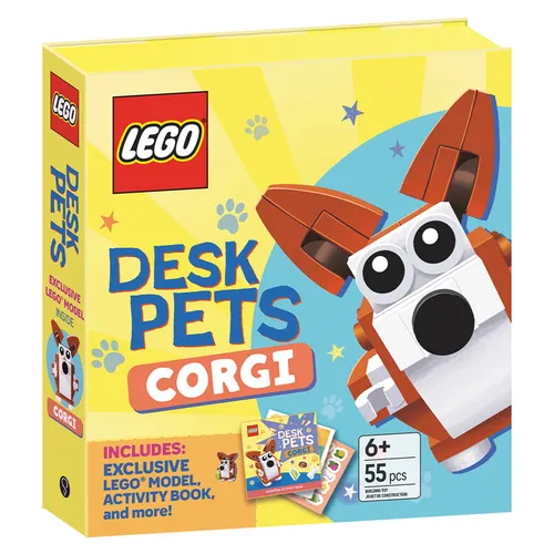 Lego(r) Books. Desk Pets: Corgi