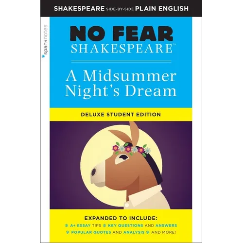 A Midsummer Night's Dream: No Fear Shakespeare Deluxe Student Editions - Shakespeare Side-By-Side Plain English