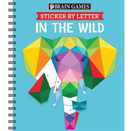 Brain Games - Sticker by Letter: In the Wild (Sticker Puzzles - Kids Activity Book)