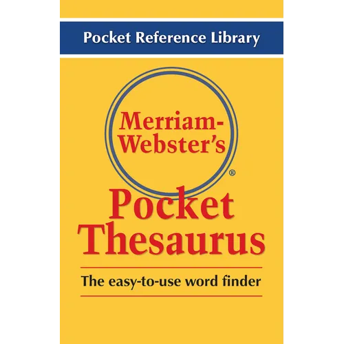 Merriam-Webster's Pocket Thesaurus - Newest Edition