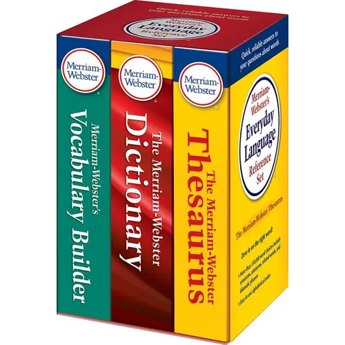 Merriam-Webster's Everyday Language Reference Set: Includes: The Merriam-Webster Dictionary, the Merriam-Webster Thesaurus, and the Merriam-Webster Vo
