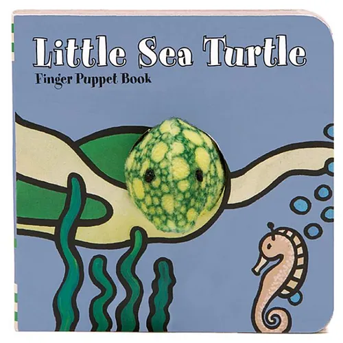 Little Sea Turtle: Finger Puppet Book: (Finger Puppet Book for Toddlers and Babies, Baby Books for First Year, Animal Finger Puppets)