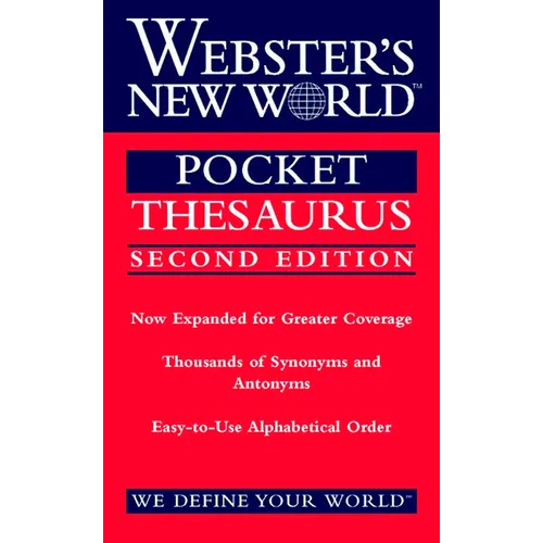 Webster's New World Pocket Thesaurus, Second Edition